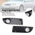 2005-2007 Volkswagen Bora Front Honeycomb Fog Light Grille Cover Black Generic