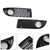 2005-2007 Volkswagen Bora Front Honeycomb Fog Light Grille Cover Black Generic