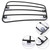 Motorcycle Fuel Tank Luggage Rack with 4 Suction Cups Black Universal
