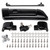 2014-2023 Touring Razor Chopped King Tour Pack Hinges and Latch Kit Black Generic