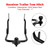 2009-2023 Harley Receiver Trailer Tow Hitch Black Generic