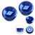 Honda CB150R/ CB250R/ CB300R Aluminum Frame Plugs Left and Right Blue Generic