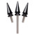 2014-2024 3 Spiked Windshield Bolts For Street Glide FLHX Electra Glide FLHT Black Generic