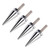 2015-2025 Touring Road Glide FLTR 4 Pack Silver Spike Windshield Fairing Mounting Bolts Generic
