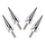 2015-2025 Touring Road Glide FLTR 4x Silver Spike Windshield Fairing Bolts Generic