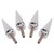 2015-2025 Touring Road Glide FLTR 4x Silver Spike Windshield Fairing Bolts Generic