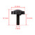 1993-2018 Touring 4 Pack Saddlebag Lock Mounting Theft Deterrent Bolt Screws Black Generic