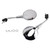 2018-2021 Vespa Elettrica Rearview Mirrors Left and Right M8 Shorty Chrome Generic
