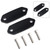 2013-2025 Kawasaki Ninja 125 250 300 400 500 650 Mirror Block Off Blanking Plates Black Generic