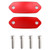 2023-2025 Kawasaki ZX-4RR ZX-4R Mirror Block Off Blanking Plates Red Generic