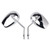 1997-2012 Suzuki Rearview Mirrors Left and Right M10 Chrome Generic