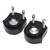 2006-2024 Kawasaki ZZR1400 ZX14R CNC Handlebar risers 25mm with offset 13mm Black Generic