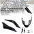 2023-2025 Triumph Street Triple 765 R/RS Lower Engine Protection Plates Fairing Black Generic