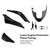2023-2025 Triumph Street Triple 765 R/RS Lower Engine Protection Plates Fairing Black Generic