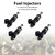 2004-2015 Yamaha FZ1 YZF-R1 FZS1 R1 4PCS Fuel Injectors 5VY-13761-00-00 Generic