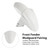 2020-2025 Triumph Street Triple 765 R RS Front Fender Mudguard Fairing White Generic