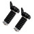 2X Tie Down Anchor With D-Ring 1" Black Black For Polaris Rzr 570 800 900 1000