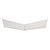 Flat Top Silvery Drop Visor For Peterbilt 377 378 379 335 386 388 389