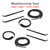 1987-1996 Ford F150 Truck Front Door Weatherstrip Seal Kit DK211087 91913085 Generic