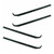 1987-1997 Ford F250/ HD F350 Front Door Weatherstrip Seal Kit DK211087 91913085 Generic