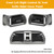 2004-2012 Porsche Carrea Targa GT2 GT3 997 Front Left Right Central AC Vent Grille Oulet Cover Panel Gray 99755214105 Generic
