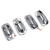 2002-2006 Chevrolet Avalanche 1500 2500 4PCs Front Exterior Door Handle Set Chrome 15745149 Generic