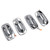 2000-2006 Chevrolet Suburban 1500 2500 4PCs Front Exterior Door Handle Set Chrome 15745149 Generic