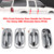 2001-2007 GMC Sierra 1500 2500 3500 4PCs Front Exterior Door Handle Set Chrome 15745149 Generic