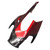 2008-2011 Honda CBR1000RR Amotopart Fairings Black & Cherry Red Flame Racing Customs Fairing