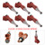 2007-2011 Toyota Camry 6 Cyl 3.5L 6Pcs Fuel Injector 23250-31050 Generic