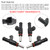 1997-2001 Volkswagen Golf IV Jetta 4Pcs Fuel Injector 0280155897 06A906031S Generic