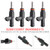1997-2001 Volkswagen Golf IV Jetta 4Pcs Fuel Injector 0280155897 06A906031S Generic