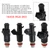 2010-2014 Honda Insight Hybrid 1.3L 4Pcs Fuel Injector 16450-RGA-003 Generic