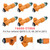 2009-2023 Nissan 370Z 3.7L V6 6Pcs Fuel Injector 16600-EY00A Generic