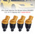1990-1996 Nissan 300ZX Twin Turbo 3.0L V6 4Pcs Fuel Injector 16600-RR543 Generic