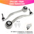 2019-2024 BMW X5 G05 X6 G06 X7 G07 2Pcs Left + Right Lower Control Arm 31108866773 Generic