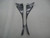 2008-2011 Honda CBR1000RR Amotopart Fairings White & Black CBR Racing Customs Fairing