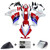 2012-2016 Honda CBR1000RR Amotopart Fairings HRC White Red Blue Racing Customs Fairing