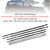 1991-1997 Toyota Land Cruiser 80 Series 6PCS Door Weatherstrip Seal 75710-60011 Generic