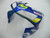 Fairings Honda CBR 600 RR Blue & Green Movistar Racing (2003-2004)