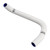 2021-2025 Kawasaki ZX-10R ZX-10RR Silicone Radiator coolant Hose kit White Generic