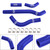 2022-2025 Honda CRF250R / CRF250RX Silicone Radiator coolant Hose kit Blue Generic