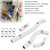 2022-2025 Honda CRF250R / CRF250RX Silicone Radiator coolant Hose kit White Generic
