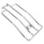 1985-2003 Sportster Rear Solo Rack Luggage Carrier Chrome Generic