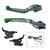 2023-2025 YAMAHA XMAX 300 Adjustable Folding Extendable Racing Brake & Clutch Levers Green Generic