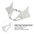 2022-2025 Yamaha XSR900 Side Seat Fairing Panel White Generic