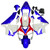 2003-2004 Honda CBR600RR Amotopart Fairings Red Whit Blue HRC Racing Customs Fairing