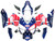 Fairings Honda CBR 600 RR USA Flag Castrol Racing (2003-2004) Fairings Honda CBR 600 RR USA Flag Castrol Racing (2003-2004)