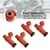 2013-2024 Kawasaki NINJA ZX-6R 4PCS Fuel Injectors 49033-0012 EAT289 Generic