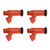 2012-2014 Kawasaki Versys 1000 4PCS Fuel Injectors 49033-0012 EAT289 Generic